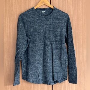 Men's Gray Long Sleeve Sweater, small